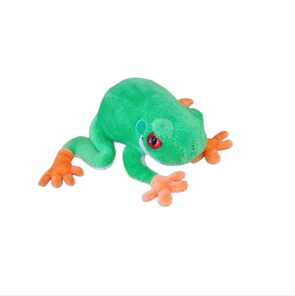 Mary Meyer Rainforest Alliance Green Realistic Tree Frog Plush